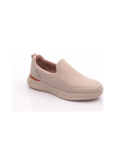 King Paolo H1255 Erkek Walk Slip Krakers Spor Ayakkabı Bej