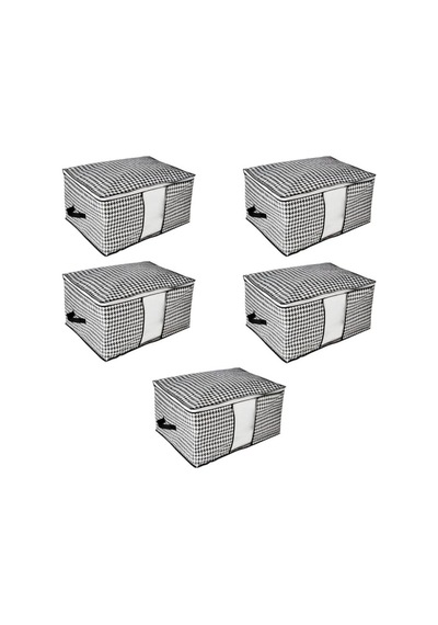 Çok Amaçlı Düzenleyici Kapaklı Sandık Tipi Kutu Hurç Organizer 50 X 40 X 30 Gri Diğer