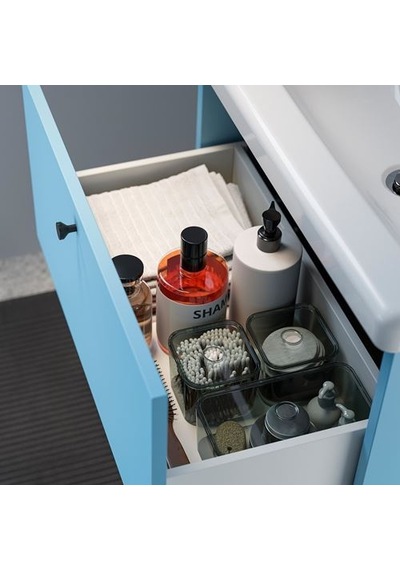 Ikea Enhet Lavabo Dolabı, Açık Mavi, 60x42x60 Cm, 2 Çekmeceli
