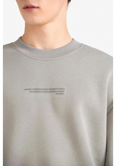 Defacto Boxy Fit Bisiklet Yaka Baskılı Sweatshirt X8282az25augr169 Gri Defacto Boxy Fit Bisiklet Yaka Baskılı Sweatshirt X8282az25augr169 Gri