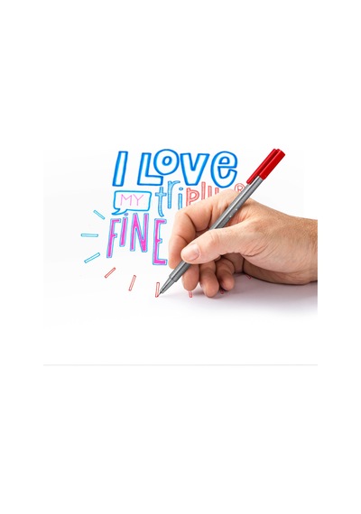 Staedtler 334 Sb10 Triplus Üçgen Fineliner 0.3 Mm 10'lu Set