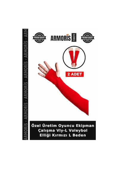 Özel Üretim Oyuncu Ekipman Çalışma Vly-l Voleybol Elliği Kırmızı L Beden