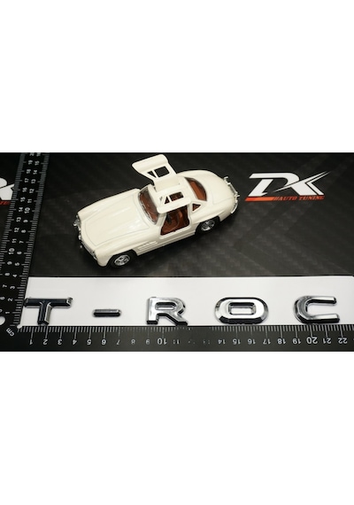 Vw Volkswagen T-Roc Bagaj Krom Abs 3M 3D Yazı Logo Amblem (549371828)