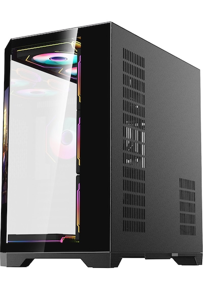 Nova 9.16'' Lcd Ekranlı Hub+kumanda Siyah 7x12cm Argb Pwm Fan Gaming Oyuncu Kasası