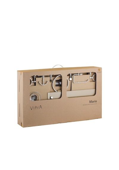 VitrA Marin Aksesuar Seti 6 Parça Krom A44924 Krom