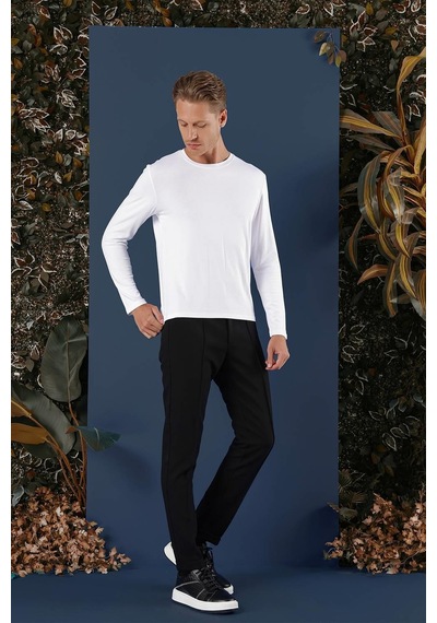 Efor Ts 870 Slim Fit Beyaz Spor T-shirt Beyaz