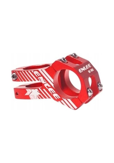 Enlee Alüminyum Gidon Boğazı 31,8mm/45mm Kırmızı Siyah