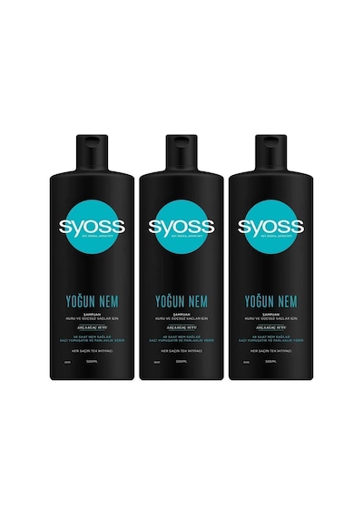 Syoss Yoğun Nem Şampuanı 3 x 500 ML
