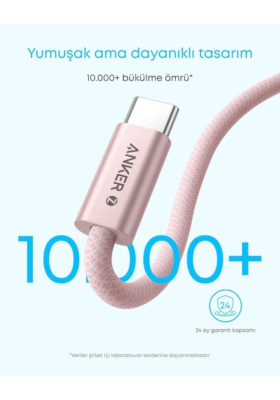 Zolo240w Usb-c - Usb-c Hızlı Şarj Kablo, 1 Metre, Örgü Yapılı, Siyah - A8060 Diğer
