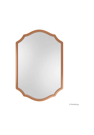 Tr Asimetrik Duvar Aynası/düzensiz Dekor Ayna/banyo Aynası/konsol Aynası Bronz 60 X 80 Genel