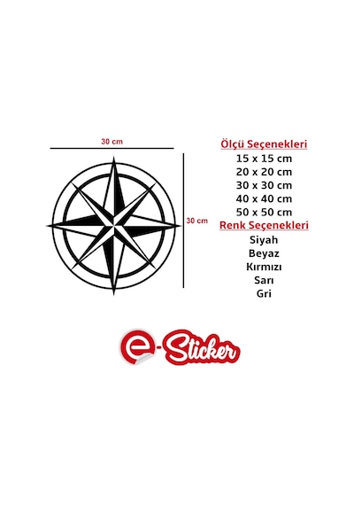 Pusula Off Road Sticker Araba Sticker (353262739)
