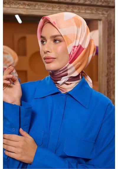 İpekhan Marrakech Koleksiyon Soft Eşarp 1211 - 14 Turuncu Turuncu