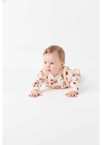 Tiffany Baby & Kids Strawberry Garden Organik Tasarımlı 2li Takım Ekru