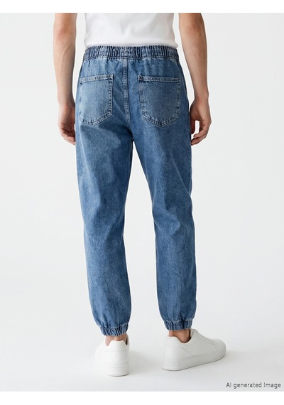 Lcw Jeans İndigo Jogger Fit Erkek Jean Pantolon
