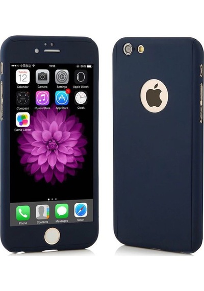 Apple Uyumlu iPhone 6 Plus 6s Plus 360 Derece Tam Koruma Kılıf