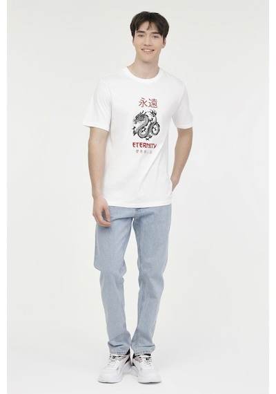 Kinetix Ml Latne 11es-slg-106 4fx Beyaz Erkek Kısa Kol T-shirt 000000000101572369