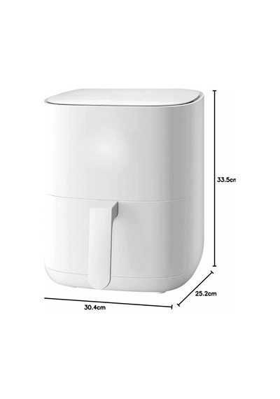 4l Airfryer Hazneli Hava Fritözü Yağsız Fritöz Taşınabilir Fırın İşlevi Gören Pratik - Lisinya Çok Renkli