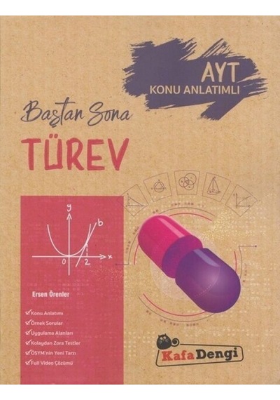 AYT Türev Baştan Sona Konu Anlatımlı -  Kafa Dengi