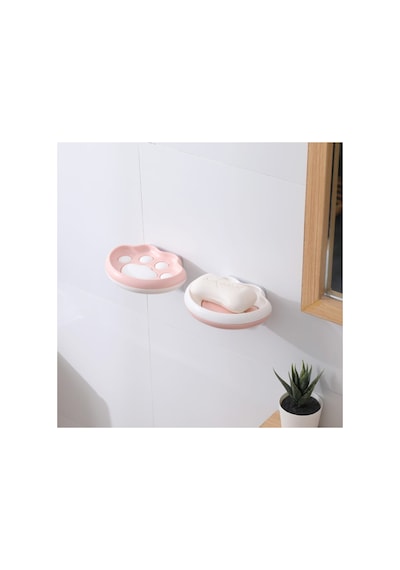 Buççin Online Mağaza Pati Sabunluk Pembe 13 10 2.8cm Plastik Pembe Çok Renkli
