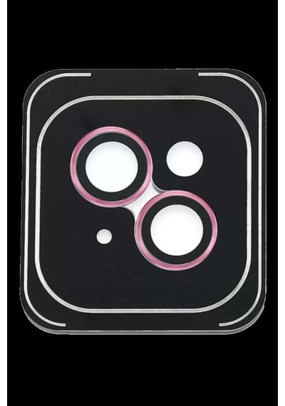 İphone 14 Pvd Metal Kamera Lens - Pembe Diğer