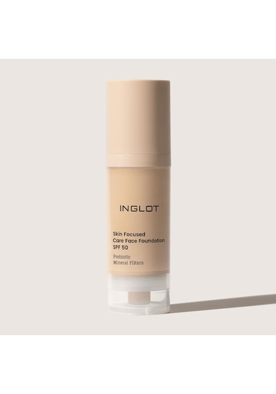 Inglot Skın Focused Care Face Foundatıon SPF50 307 Yellow Beıge