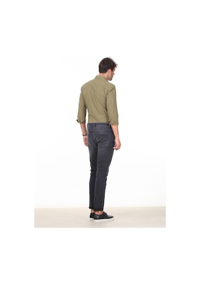 Kip Slim Fit Koyu Gri Erkek Kot Pantolon Pant 1123 001