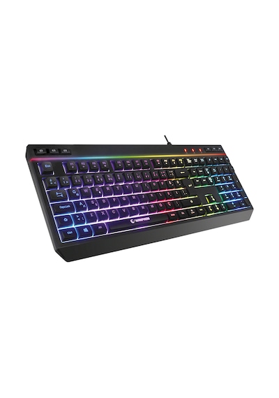 Rampage Km-r57 Seraphic Siyah Rgb Aydınlatmalı Q Oyuncu Multmedia Klavye Ve 12800 Dpı Mouse Gaming Set