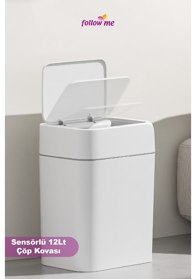 Follow Me Sensörlü  Çöp Kovası 12 Litre