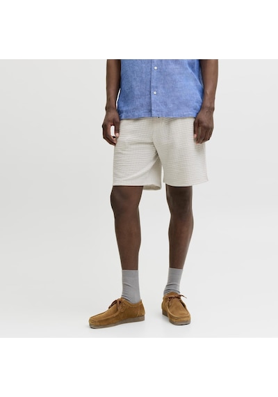 Jack & Jones Erkek Bol Kalip Sweat Sort - Karl - 12277557 - 2 Cloud Dancer