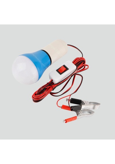 12v Kablolu Led Ampul Anahtarlı Akü Bağlantılı Aydınlatma
