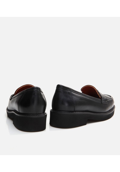 Hotiç Kadın Deri Siyah Loafer
