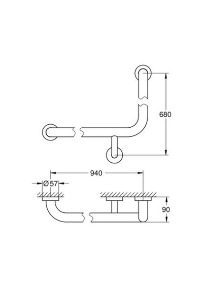 Grohe Essentials Banyo Tutacağı - 40797001 Gümüş