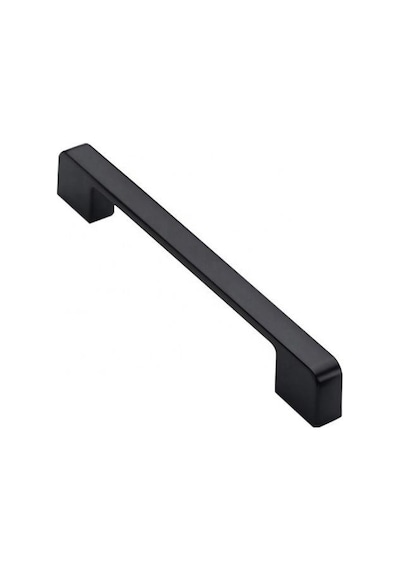 10 Adet Vigo Siyah 128mm Paslanmaz Kulp Mobilya, Dolap Kulbu, Kulp Modeli