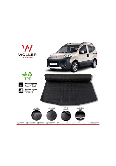 Fiat Fiorino Bagaj Havuzu 2007 2021 Arası 3D Wöller Ultraflex