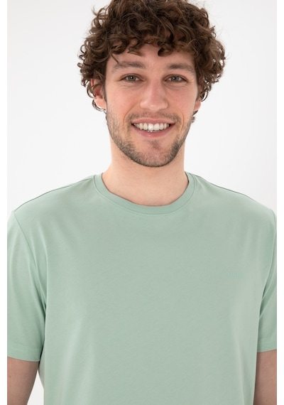 U.S. Polo Assn. Erkek Regular Fit Bisiklet Yaka Su Yeşili Basic Tişört 50305928-VR048 U.S. Polo Assn. Erkek Regular Fit Bisiklet Yaka Su Yeşili Basic Tişört 50305928-VR048