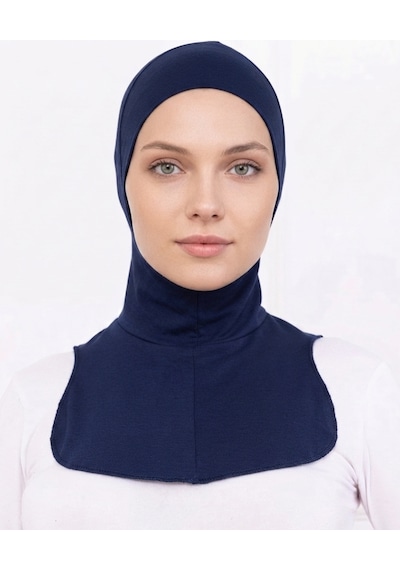 Alivascarf Ninja Bone Boyunluklu Likralı Sporcu Bonesi Kadın Pratik Tesettür Hijab Başörtü Lacivert Alivascarf Ninja Bone Boyunluklu Likralı Sporcu Bonesi Kadın Pratik Tesettür Hijab Başörtü Lacivert