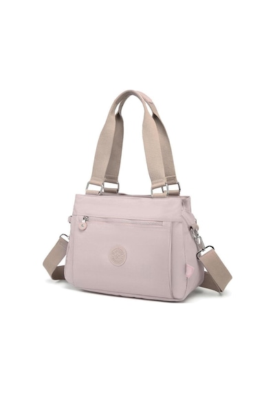 Krinkıl Kumaş Kadın Omuz Çantası Smart Bags 1125 Kum