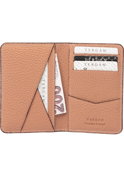 Tergan Nude Deri Unisex Kredi Kartlık 01645I0U