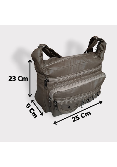 Bayan Çapraz Omuz Çantası Vizon Gvn-0099 Vizon