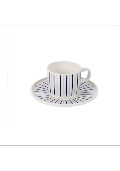 Güral Porselen Mental 4 Parça Çay Fincan Takımı 6733 Mental 4 Parça Çay Fincan Takımı 6733 Mavi