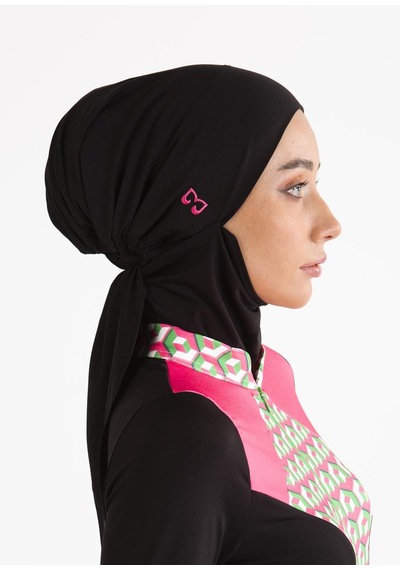 Mayovera Özel Tasarım Pembe Nakışlı Bone Çok Renkli