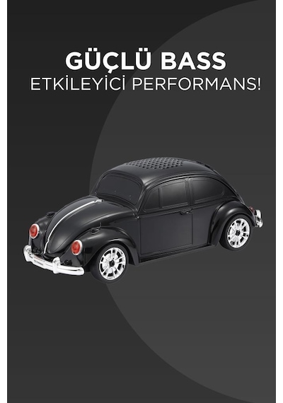 Torima D-49 Araba Voswos Retro Tasarım Bluetooth Hoparlör