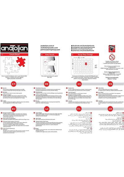 Anatolian 1000 Parça Kurt Timi Puzzle - Steven Gardner