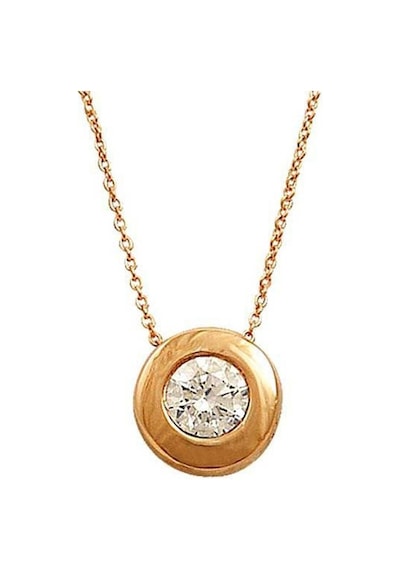 Bilezikhane Tektaş Kolye 1,40 Gram 14 Ayar Altın Zirkon Taşlı