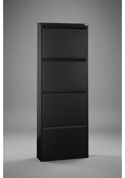 Metal Ayakkabılık 4'lü Model Siyah