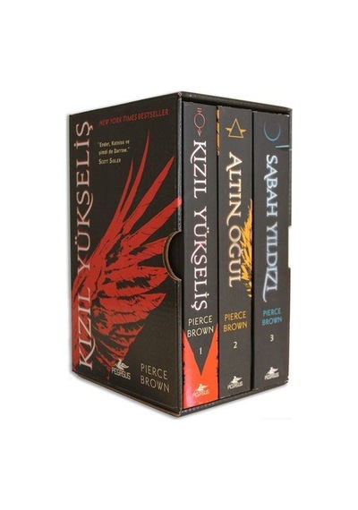Kızıl Isyan Serisi Set (Pierce Brown) (3 Kitap Karton Kapak-Ku.