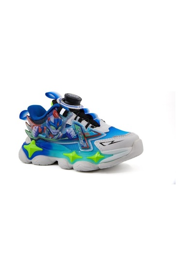 Pepino 2206 Beyaz Mavi Çocuk Sneakers Beyaz - Mavi