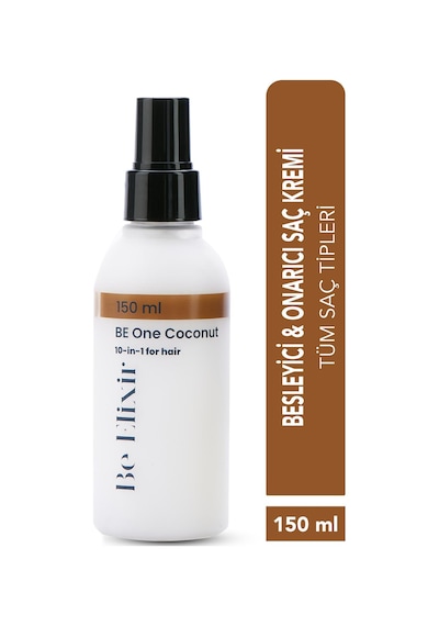 Be Elixir Be One Coconut Hindistan Cevizi Özlü Durulanmayan Saç Bakım Krem Spreyi 150 ML﻿﻿