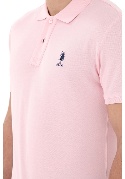 U.S. Polo Assn. Erkek Slim Fit Polo Yaka Açık Pembe Basic Tişört 50298041-VR078 U.S. Polo Assn. Erkek Slim Fit Polo Yaka Açık Pembe Basic Tişört 50298041-VR078