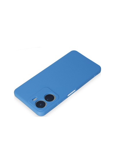 Vivo Y16 Uyumlu Kılıf First Silikon - Mavi